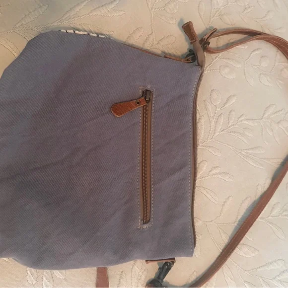 Blue  Floral Myra Bag - Picture 2 of 4